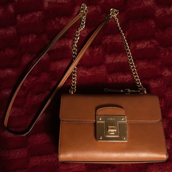 Aldo Faux Leather Chain Crossbody - Picture 1 of 3